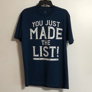 WWE licensed Chris Jericho “You Just Made the List” T-Shirt- Large